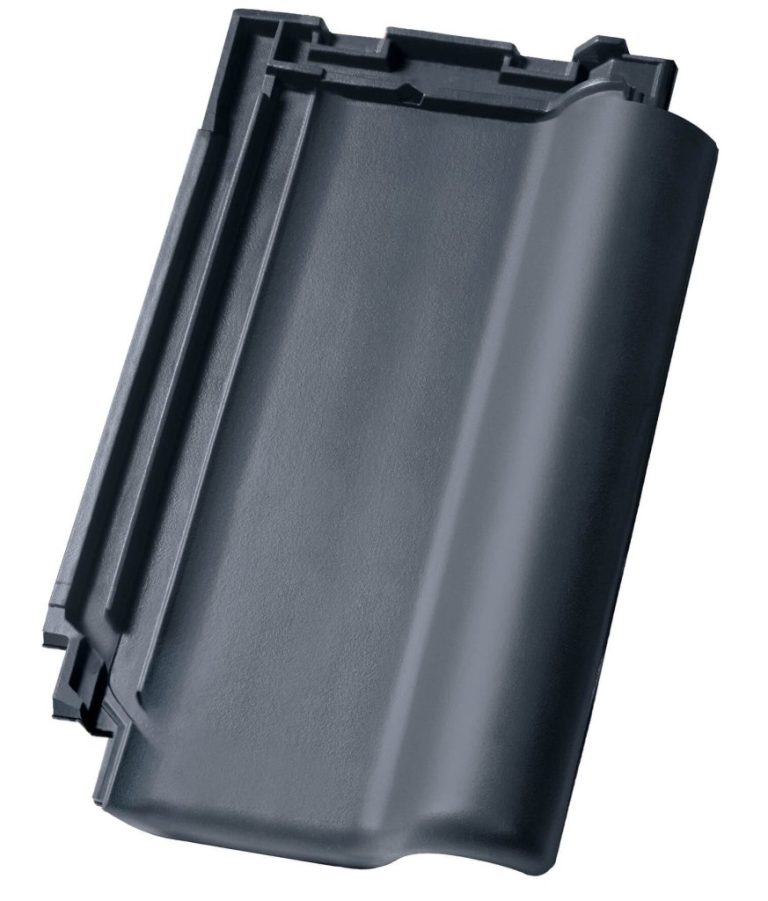 Stogo čerpės Nelskamp NIBRA® FLAT-ROOF TILE F 10 Ü – old black, engobed