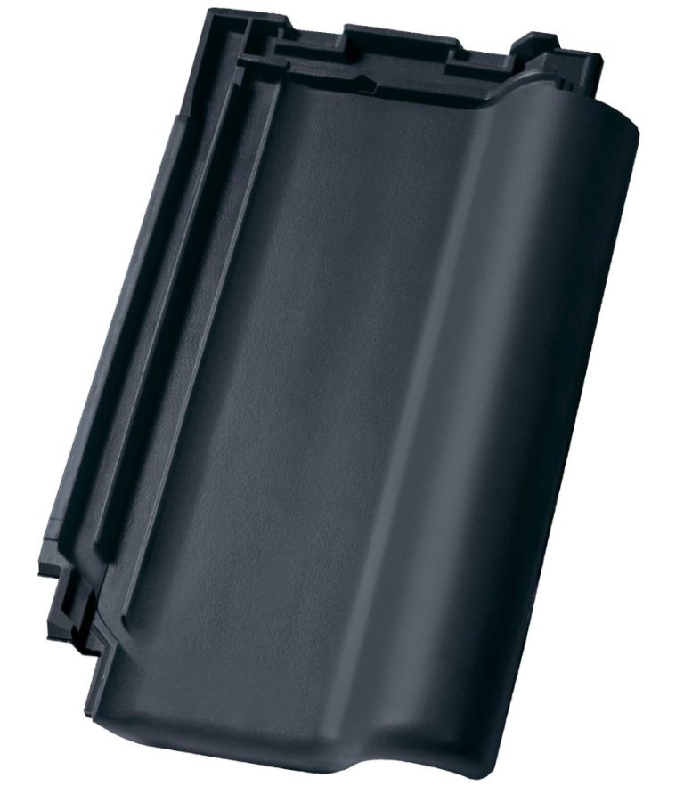 Stogo čerpės Nelskamp NIBRA® FLAT-ROOF TILE F 10 Ü – anthracite grey, engobed